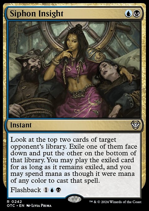 Siphon Insight [Outlaws of Thunder Junction Commander]