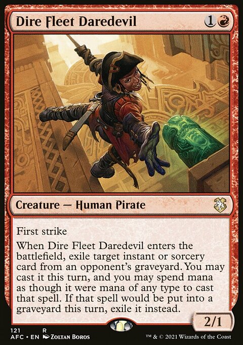 Dire Fleet Daredevil [Dungeons & Dragons: Adventures in the Forgotten Realms Commander]
