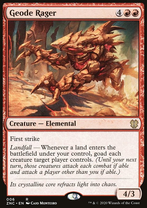Geode Rager [Zendikar Rising Commander]