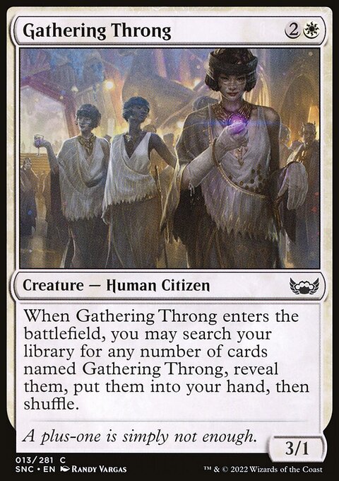 Gathering Throng [Streets of New Capenna]