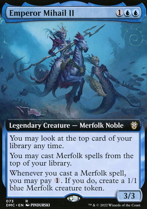 Emperor Mihail II (Extended Art) [Dominaria United Commander]