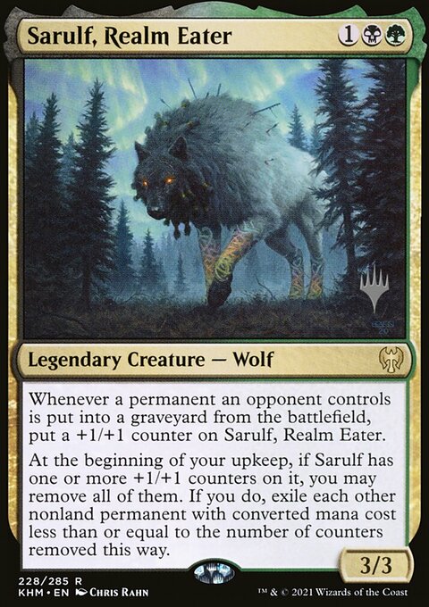 Sarulf, Realm Eater (Promo Pack) [Kaldheim Promos]