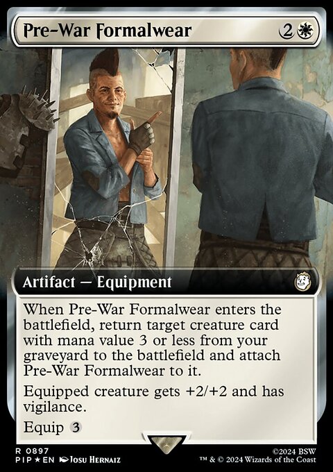 Pre-War Formalwear (Extended Art) (Surge Foil) [Fallout]