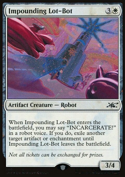 Impounding Lot-Bot (Galaxy Foil) [Unfinity]