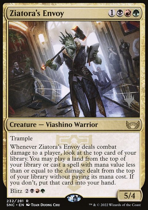 Ziatora's Envoy (Promo Pack) [Streets of New Capenna Promos]
