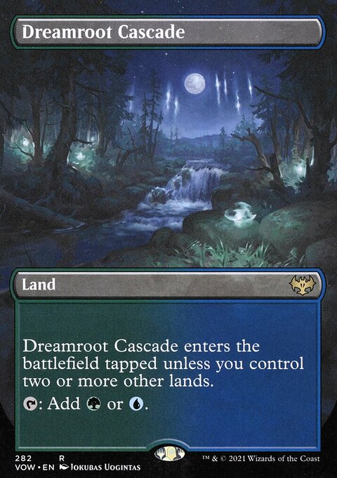 Dreamroot Cascade (Borderless Alternate Art) [Innistrad: Crimson Vow]