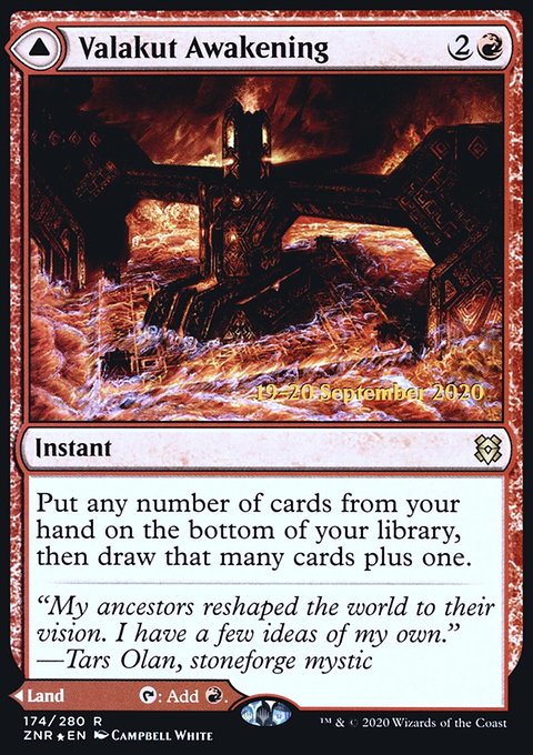 Valakut Awakening // Valakut Stoneforge [Zendikar Rising Prerelease Promos]