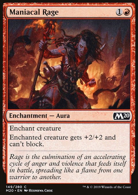 Maniacal Rage [Core Set 2020]