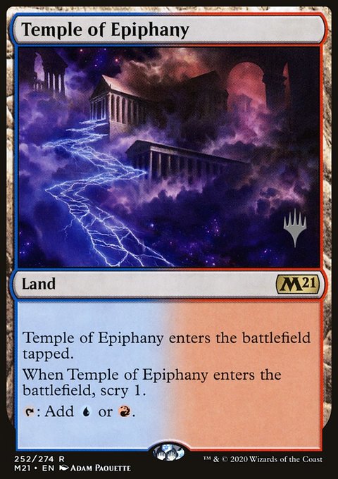 Temple of Epiphany (Promo Pack) [Core Set 2021 Promos]
