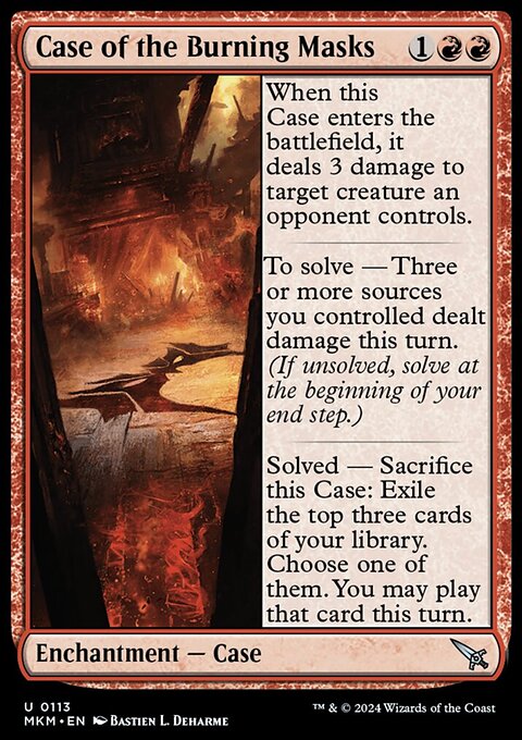 Case of the Burning Masks [Murders at Karlov Manor]