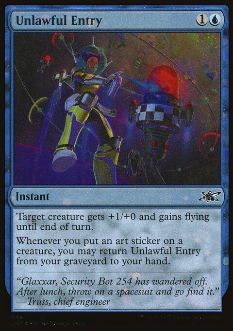 Unlawful Entry (Galaxy Foil) [Unfinity]