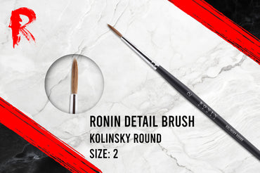 Ronin Games Brushes - Kolinsky Sable Brush - Size 3/0