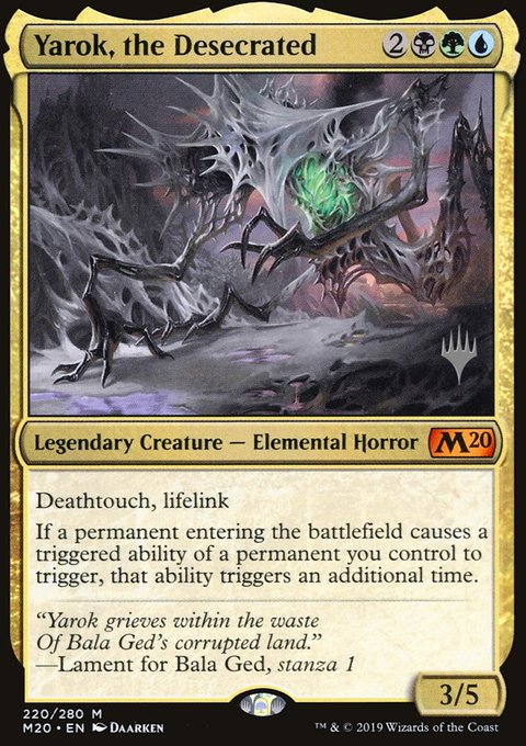 Yarok, the Desecrated [Core Set 2020 Prerelease Promos]