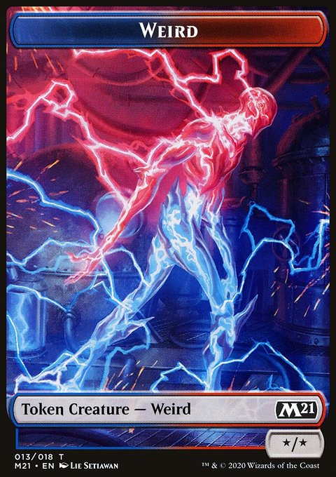 Weird Token [Core Set 2021 Tokens]
