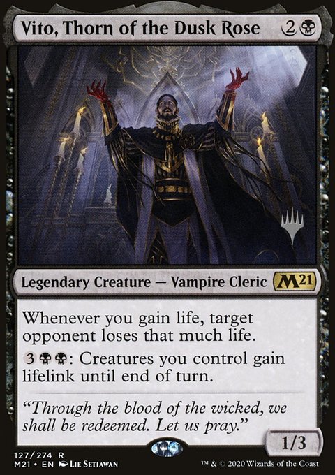 Vito, Thorn of the Dusk Rose (Promo Pack) [Core Set 2021 Promos]