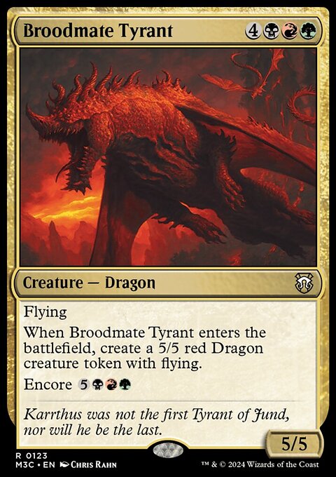 Broodmate Tyrant [Modern Horizons 3 Commander]