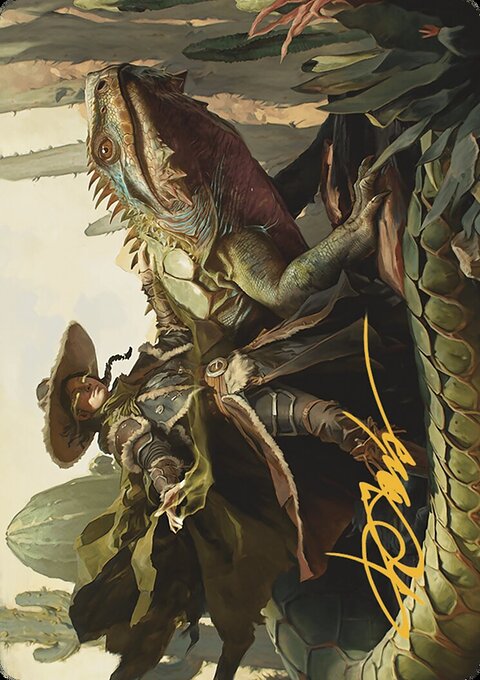 Outcaster Trailblazer Art Card [Outlaws of Thunder Junction Art Series]