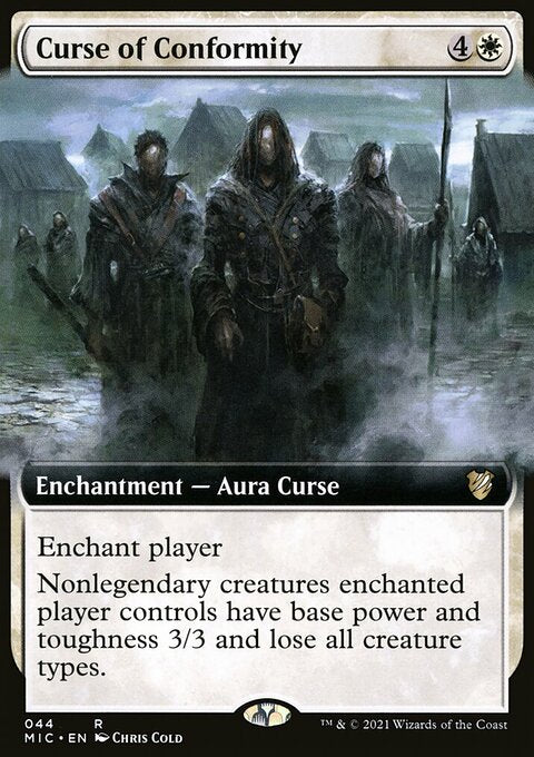 Curse of Conformity (Extended Art) [Innistrad: Midnight Hunt Commander]
