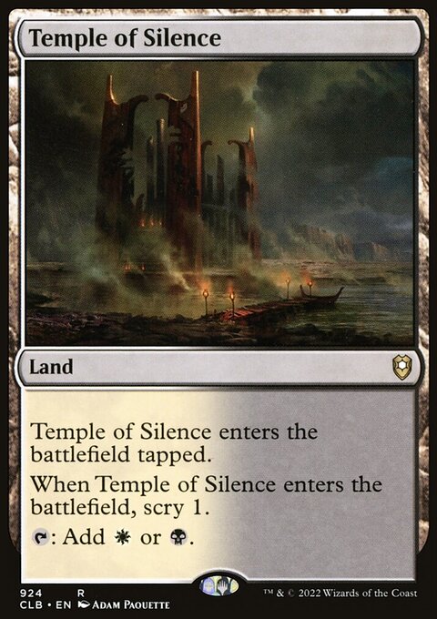 Temple of Silence [Commander Legends: Battle for Baldur's Gate]