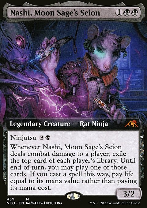 Nashi, Moon Sage's Scion (Extended Art) [Kamigawa: Neon Dynasty]