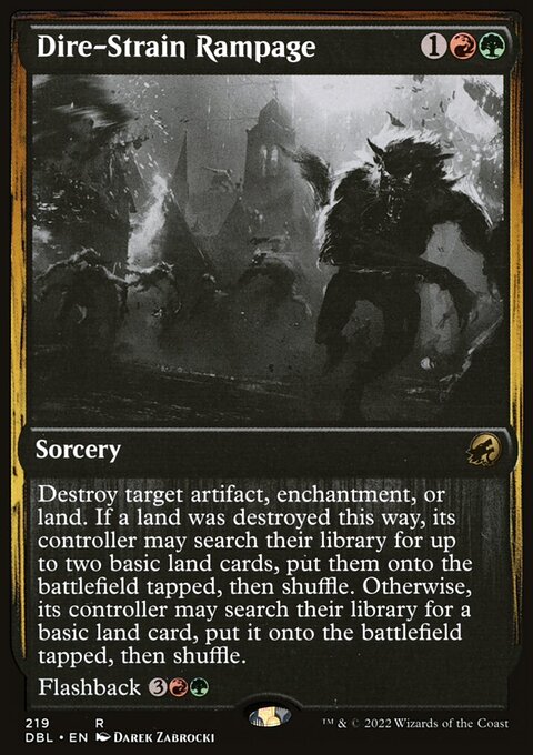Dire-Strain Rampage [Innistrad: Double Feature]