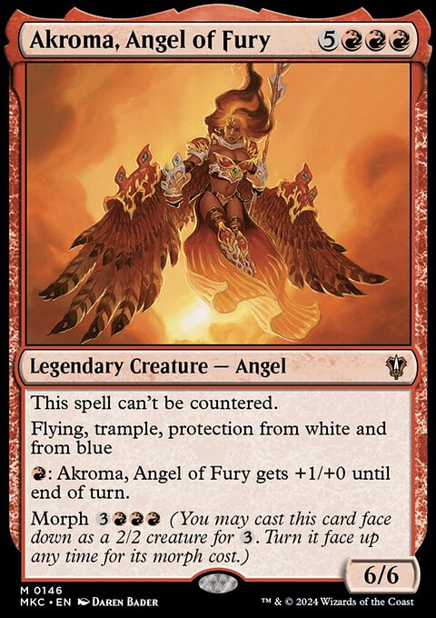 Akroma, Angel of Fury [Murders at Karlov Manor Commander]