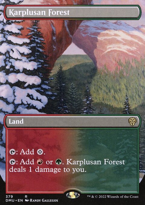 Karplusan Forest (Borderless Alternate Art) [Dominaria United]