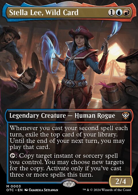 Stella Lee, Wild Card (Borderless) [Outlaws of Thunder Junction Commander]