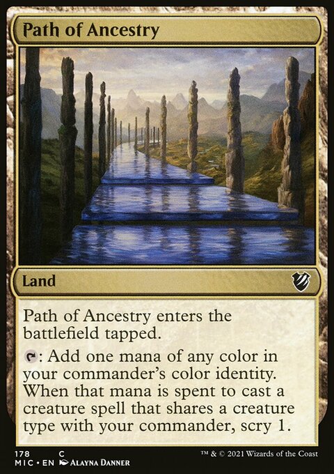 Path of Ancestry [Innistrad: Midnight Hunt Commander]
