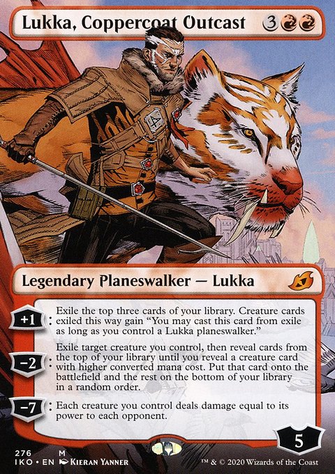 Lukka, Coppercoat Outcast (Borderless) [Ikoria: Lair of Behemoths]