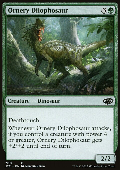 Ornery Dilophosaur [Jumpstart 2022]