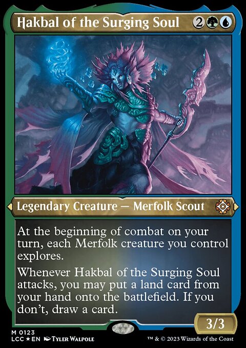 Hakbal of the Surging Soul (Display Commander) [The Lost Caverns of Ixalan Commander]