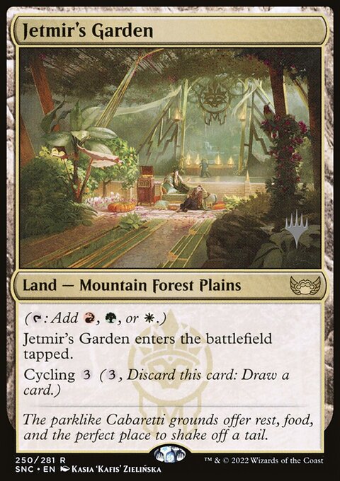 Jetmir's Garden (Promo Pack) [Streets of New Capenna Promos]