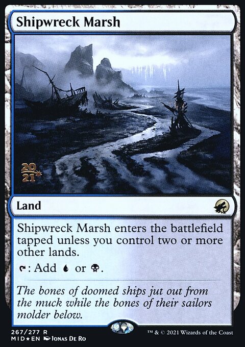 Shipwreck Marsh [Innistrad: Midnight Hunt Prerelease Promos]