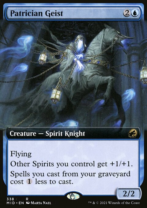 Patrician Geist (Extended Art) [Innistrad: Midnight Hunt]