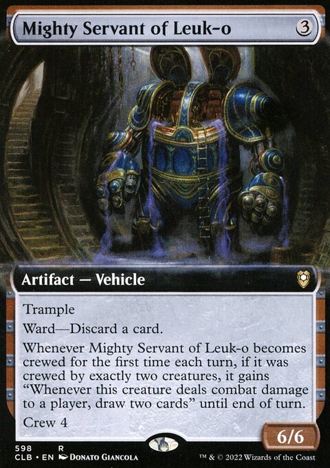 Mighty Servant of Leuk-o (Extended Art) [Commander Legends: Battle for Baldur's Gate]