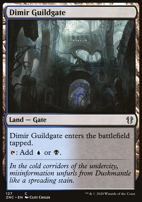 Dimir Guildgate [Zendikar Rising Commander]