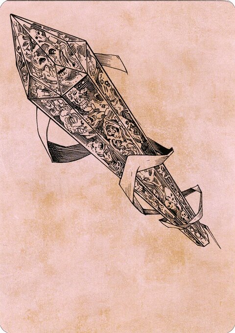 Stonespeaker Crystal Art Card (Gold-Stamped Signature) [Commander Legends: Battle for Baldur's Gate Art Series]