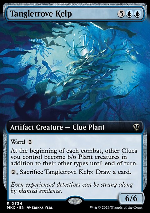 Tangletrove Kelp (Extended Art) [Murders at Karlov Manor Commander]