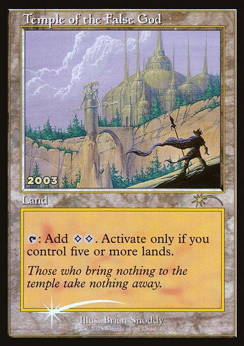 Temple of the False God [30th Anniversary Promos]