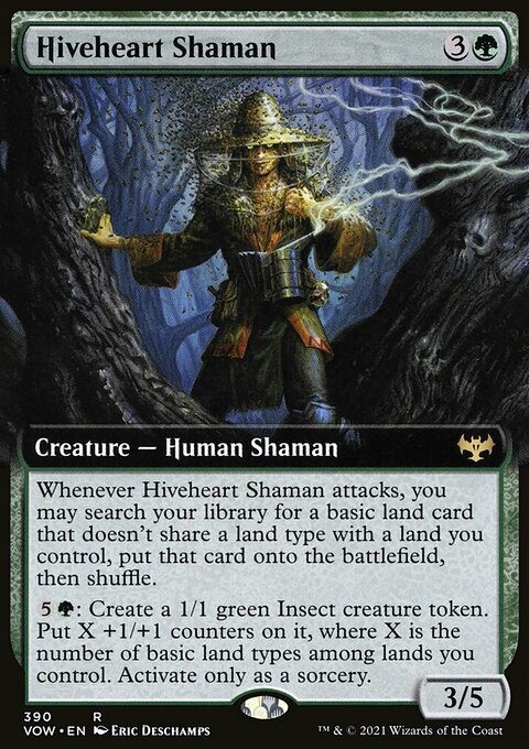 Hiveheart Shaman (Extended Art) [Innistrad: Crimson Vow]