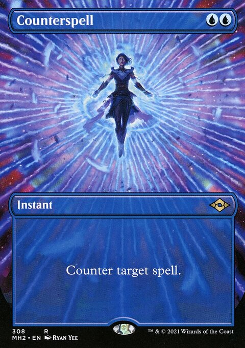 Counterspell (Borderless Alternate Art) [Modern Horizons 2]