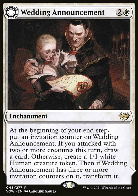 Wedding Announcement // Wedding Festivity [Innistrad: Crimson Vow]