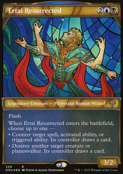 Ertai Resurrected (Showcase Textured) [Dominaria United]