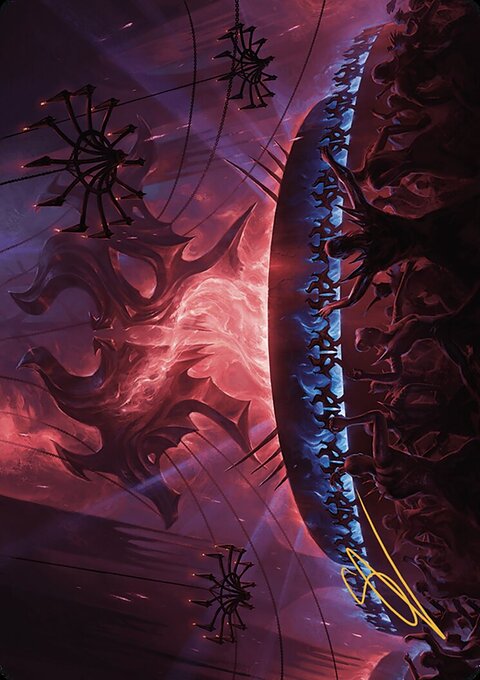 Raucous Theater Art Card (Gold-Stamped Signature) [Murders at Karlov Manor Art Series]