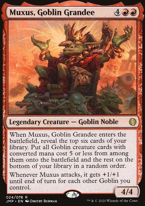 Muxus, Goblin Grandee [Jumpstart]