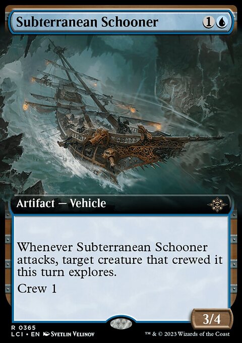 Subterranean Schooner (Extended Art) [The Lost Caverns of Ixalan]