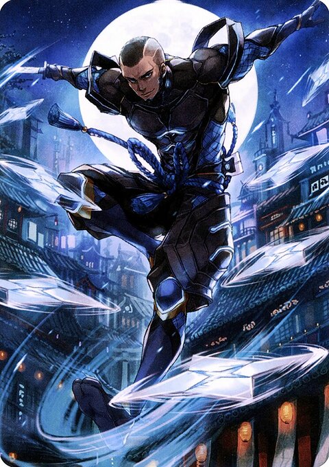 Kaito Shizuki 1 Art Card [Kamigawa: Neon Dynasty Art Series]