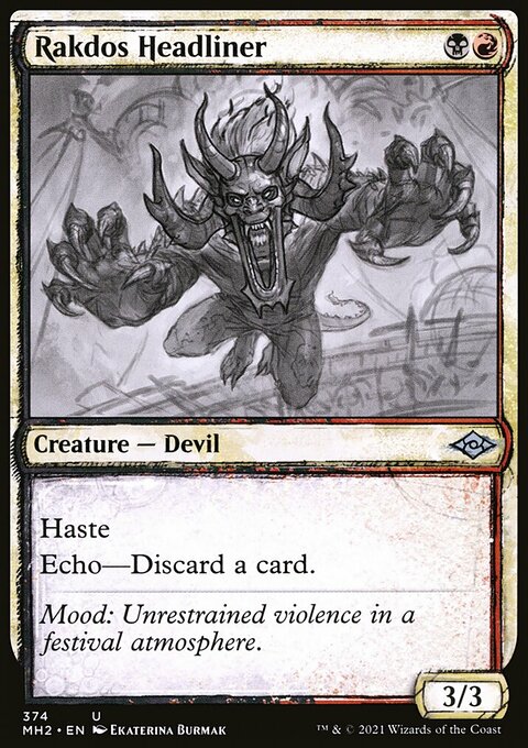 Rakdos Headliner (Sketch) [Modern Horizons 2]