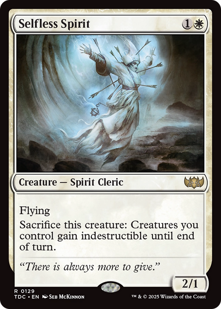 Selfless Spirit [Tarkir: Dragonstorm Commander]